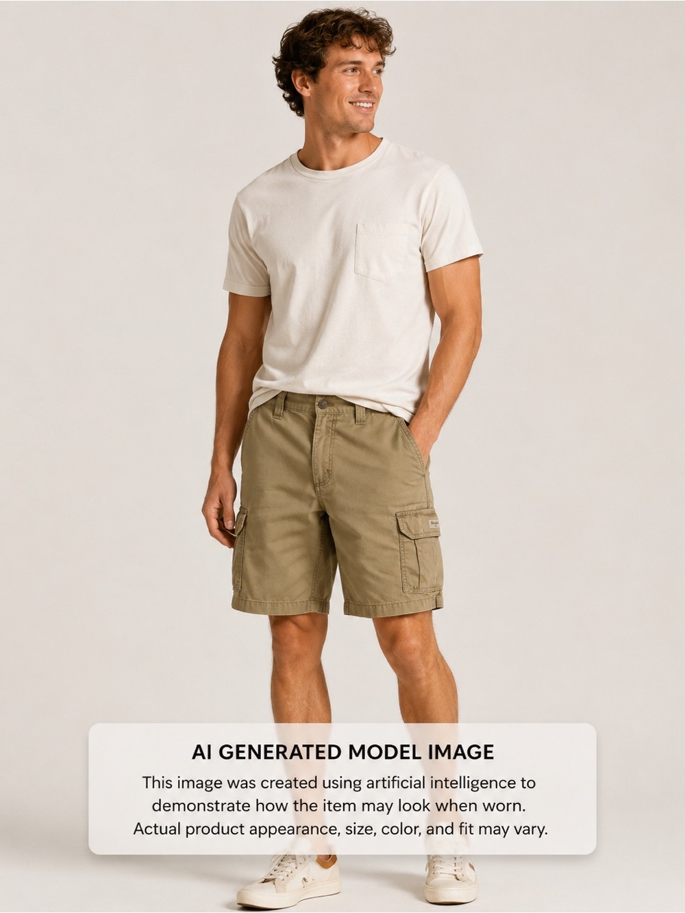 Wrangler Men's Tan Cargo Shorts